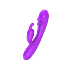 Vibrador con estimulador de clitoris