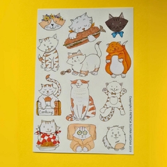 STICKERS GATITOS CUTE