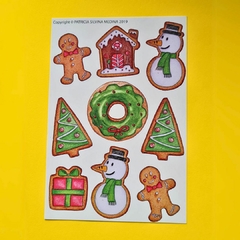 STICKERS XMAS COOKIES