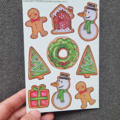 STICKERS XMAS COOKIES - comprar online