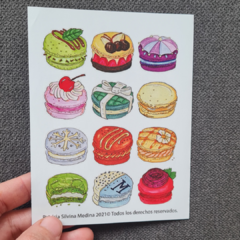 STICKERS MACARONS - comprar online