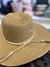 Capelina Sombrero De Playa Las Oreiro con cordón Trenzado - comprar online
