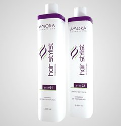 Escova Progressiva 3d Hair Stylist, Amora Cosméticos 1 litro
