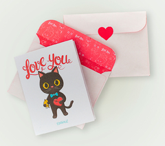 tarjeta amor + sobre - comprar online
