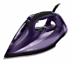Plancha a vapor Philips GC4563 Azur color violeta con suela antiadherente 240V