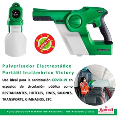Pulverizador Electrostático Portátil Inalámbrico Victory - tienda online