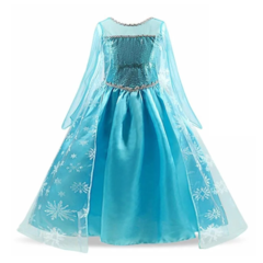 Fantasia Infantil Frozen Princesa Elza - comprar online
