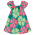 Vestido Flower verde esmeralda - comprar online