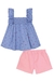 Conjunto bata e short valentina - comprar online