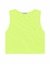 Top cropped verde neon