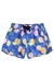 shorts de tactel laranja-limao