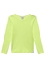 Blusa canelada verde neon