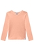 Blusa canelada laranja neon