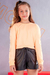 Cropped smile laranja neon