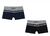 Kit cueca Boxer preto e marinho - comprar online