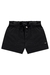 Shorts preto de sarja - comprar online