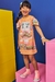 Vestido gatinha patchwork - loja online