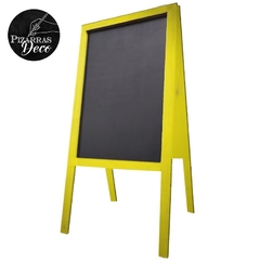 Pizarra doble 120x60 con marco color - comprar online