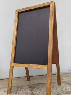 Pizarra doble 120x60cm tonalizada - comprar online