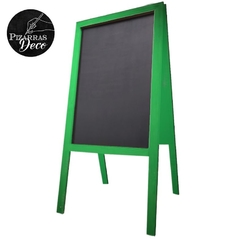 Pizarra doble 120x60 con marco color - tienda online