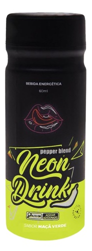 ENERGETICO NEON DRINK MAÇA VERDE PEPPER BLEND 60ML