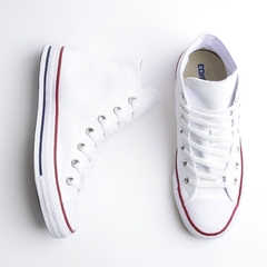 Tênis Converse Chuck Taylor All Star New Malden Hi Branco Vermelho CT04510001 na internet