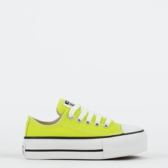 Tênis Converse Chuck Taylor All Star Lift Seasonal Kids Ox Amarelo Citrico CK09320002