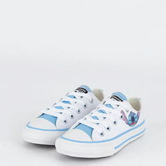 Tênis Converse Kids Chuck Taylor All Star Ox Disney Stitch Branco Azul CK12990001 - comprar online