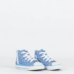 Tênis Converse Kids Chuck Taylor All Star Side Zip Hi Disney Stitch Azul Amendoa CK13000001 - comprar online