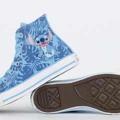 Tênis Converse Chuck Taylor All Star Hi Disney Stitch Azul Amendoa CK13030001