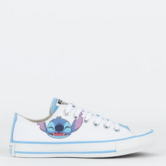 Tênis Converse Chuck Taylor All Star Ox Disney Stitch Branco Azul CK13040001