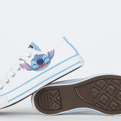 Tênis Converse Chuck Taylor All Star Ox Disney Stitch Branco Azul CK13040001 - Saffira Vest-All Star - Converse 