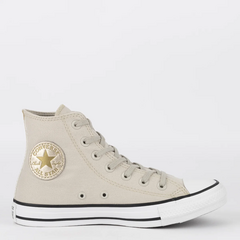 Tênis Converse Chuck Taylor All Star Hi Authentic Glam Bege Claro Ouro Claro CT17290001