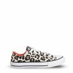 Tênis Converse Chuck Taylor All Star Animal Print Kids Ox Bege Laranja Escuro CK08090001