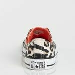 Tênis Converse Chuck Taylor All Star Animal Print Kids Ox Bege Laranja Escuro CK08090001 na internet