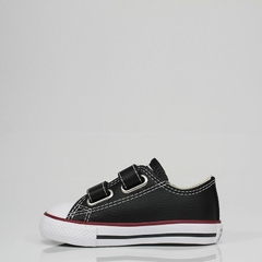 CK04180003 Tênis Converse Chuck Taylor All Star 2V Kids Preto Vermelho - comprar online