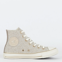 Tênis Converse Chuck Taylor All Star Hi Pretty Patina Ouro Claro CT30210001