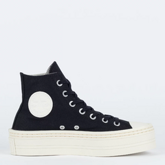 CT27490001 Tênis Converse Chuck Taylor All Star Modern Lift Hi Essential Preto Amendoa