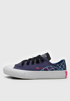 CK08930002 Tênis Converse Infantil Chuck Taylor All Star Roxo