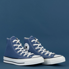 CT09550003 Tênis Converse Chuck 70 Hi Vintage Marinho Branco - comprar online