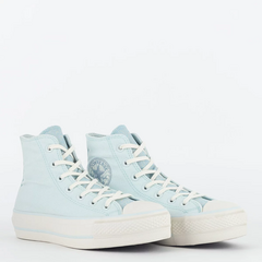 CT24580003 Tênis Converse Chuck Taylor All Star Lift Hi Festival + Marble Azul Amendoa - comprar online