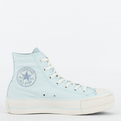 CT24580003 Tênis Converse Chuck Taylor All Star Lift Hi Festival + Marble Azul Amendoa