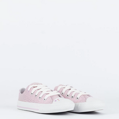 CK11270001 Tênis Converse Kids Chuck Taylor All Star Ox Be Dazzling Metal Rosa - comprar online