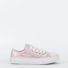 CK10400001 Tênis Converse Kids ChUCK TAYLOR ROSA COM ESTRELA