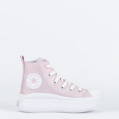 CK11240001 Tênis Converse Kids Chuck Taylor All Star Move Hi Be Dazzling Lilas Claro