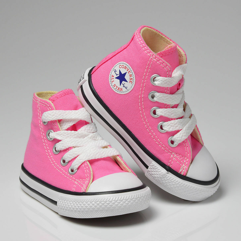 Tênis Converse Chuck Taylor All Star Rosa Cru Preto CK00040006 - Menina  Shoes