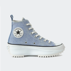 Tênis Converse Run Star Hike Hi Summer Denim Azul Branco CO04200001