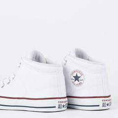 CT27620002 Tênis Converse Chuck Taylor All Star High Street Mid Essential Branco Marinho na internet