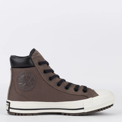 CT18780003 Tênis Converse Chuck Taylor All Star Boot PC Hi Soothing Craft Castanha Brasil Preto