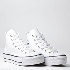 Imagem do CT09820001 Tênis Converse Chuck Taylor All Star Platform Lift Hi Branco Preto